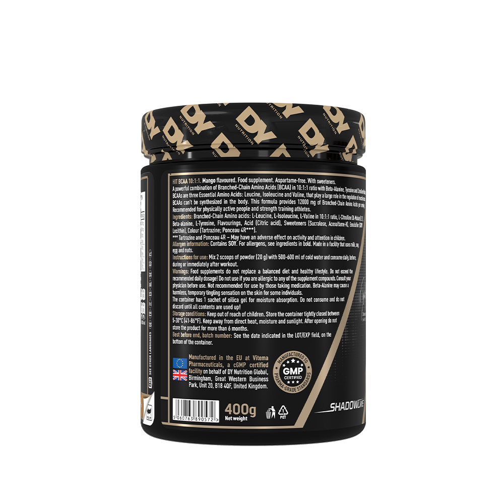 HIT BCAA 10:1:1 400g, 20 Lần Dùng